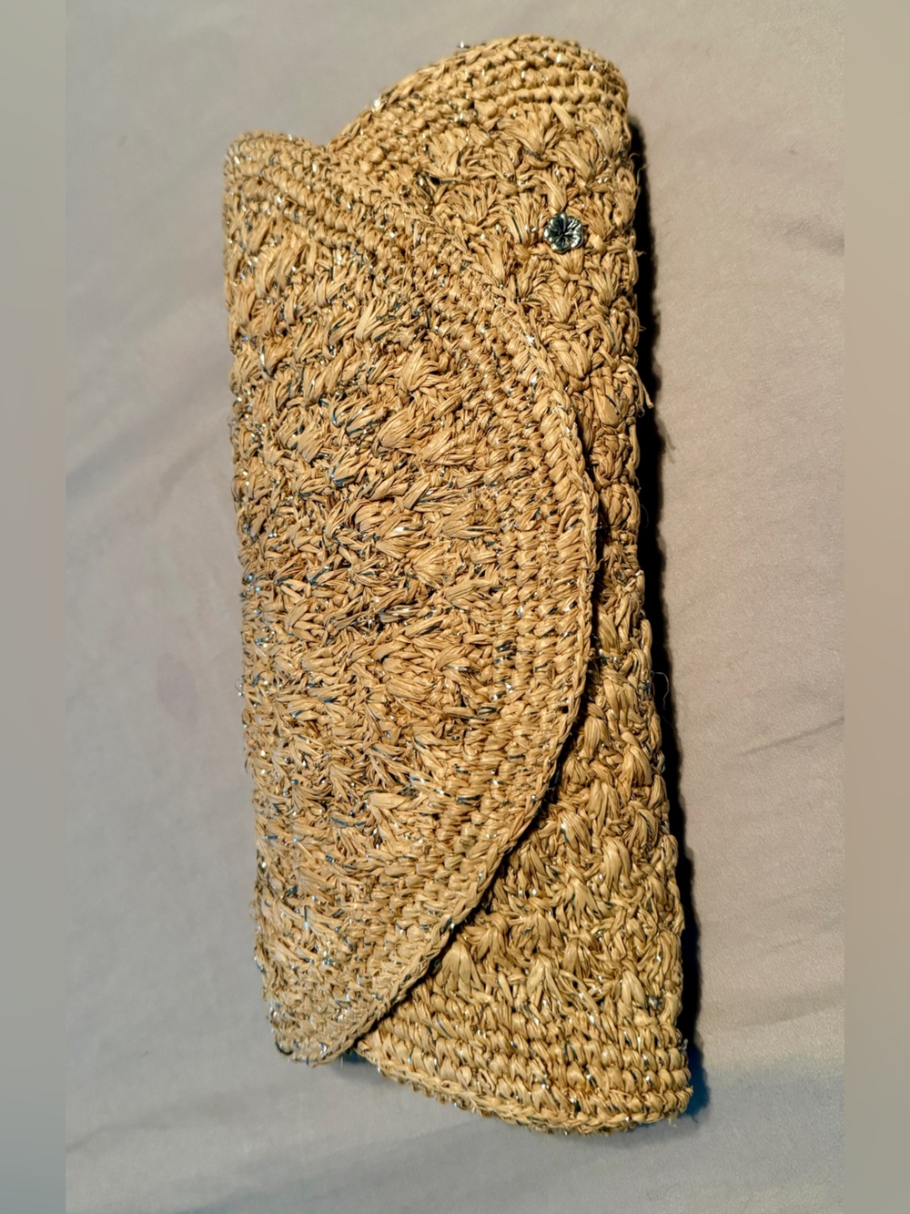Tommy Bahama Straw Woven Clutch in Natural - Picture 4 of 7